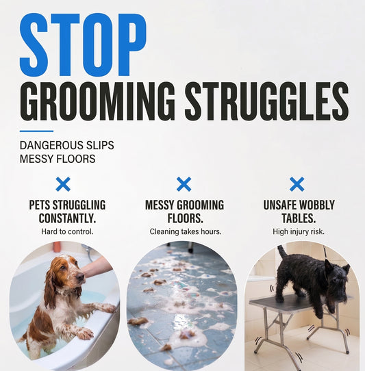 Foldable Pet Grooming Hammock Stand