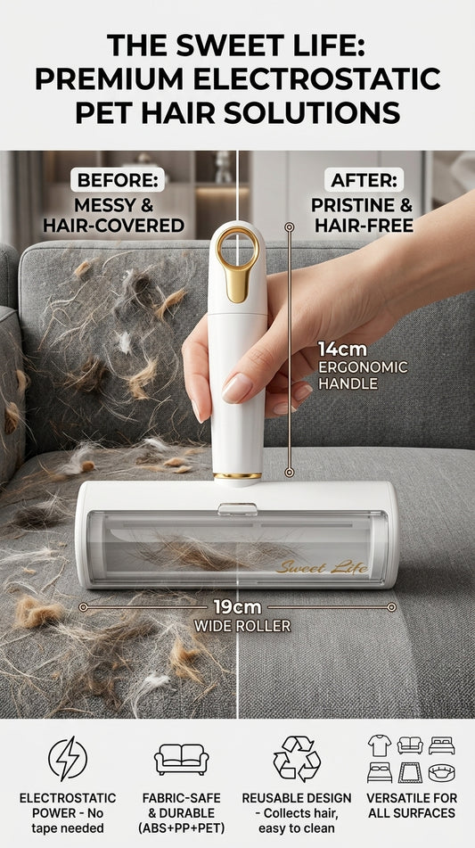 Pet Hair Remover & Reusable Lint Roller