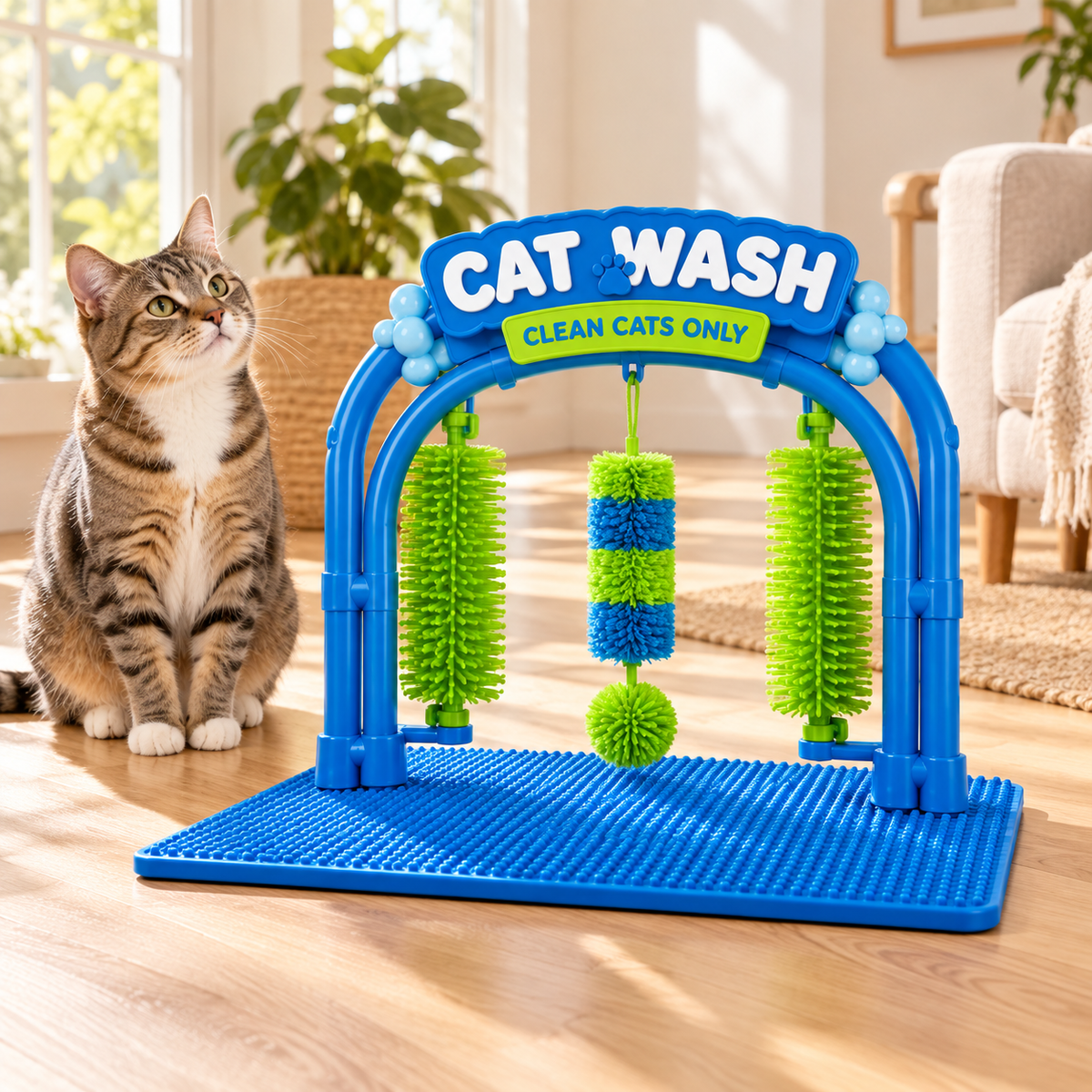 Cat Wash Self-Grooming Station