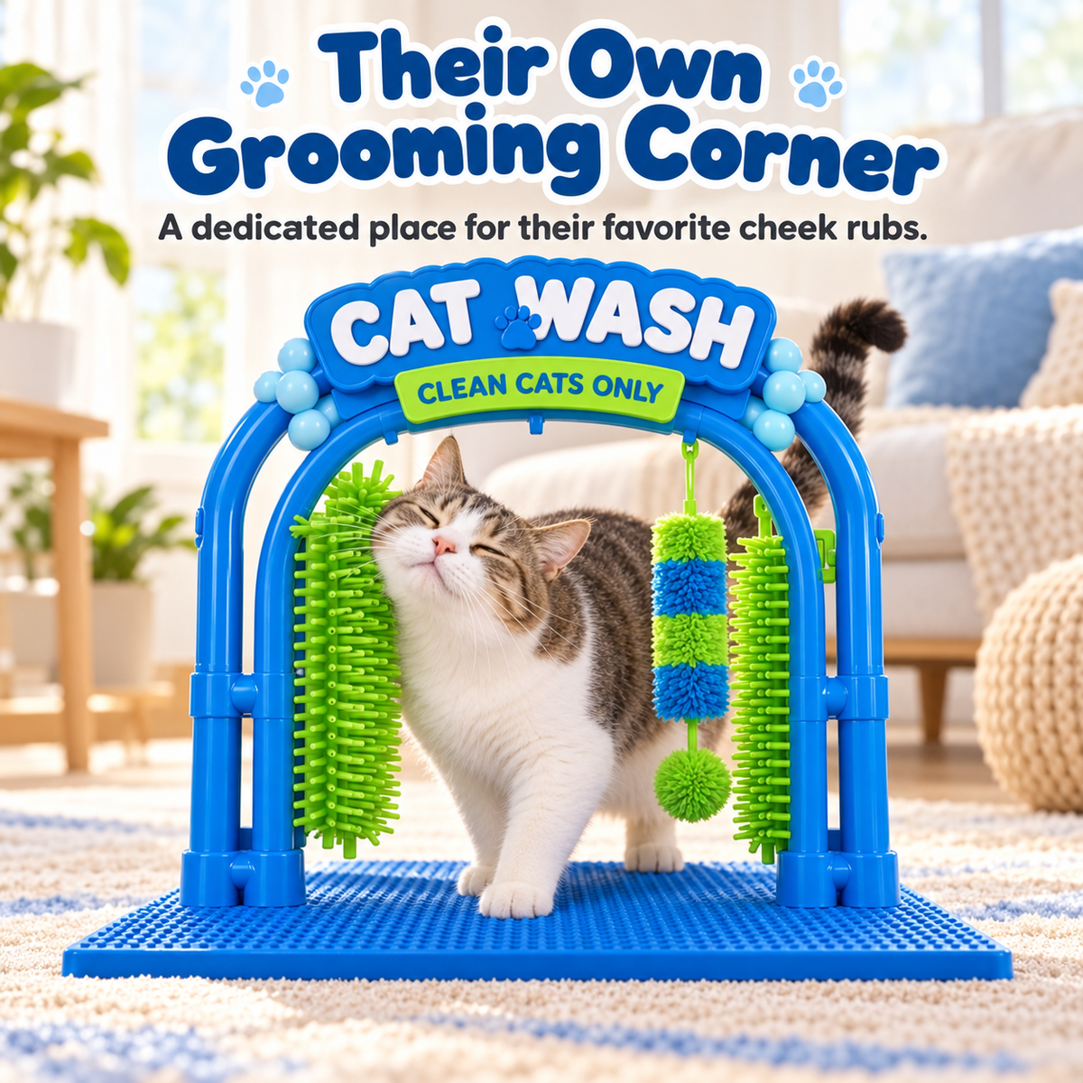 Cat Wash Self-Grooming Station