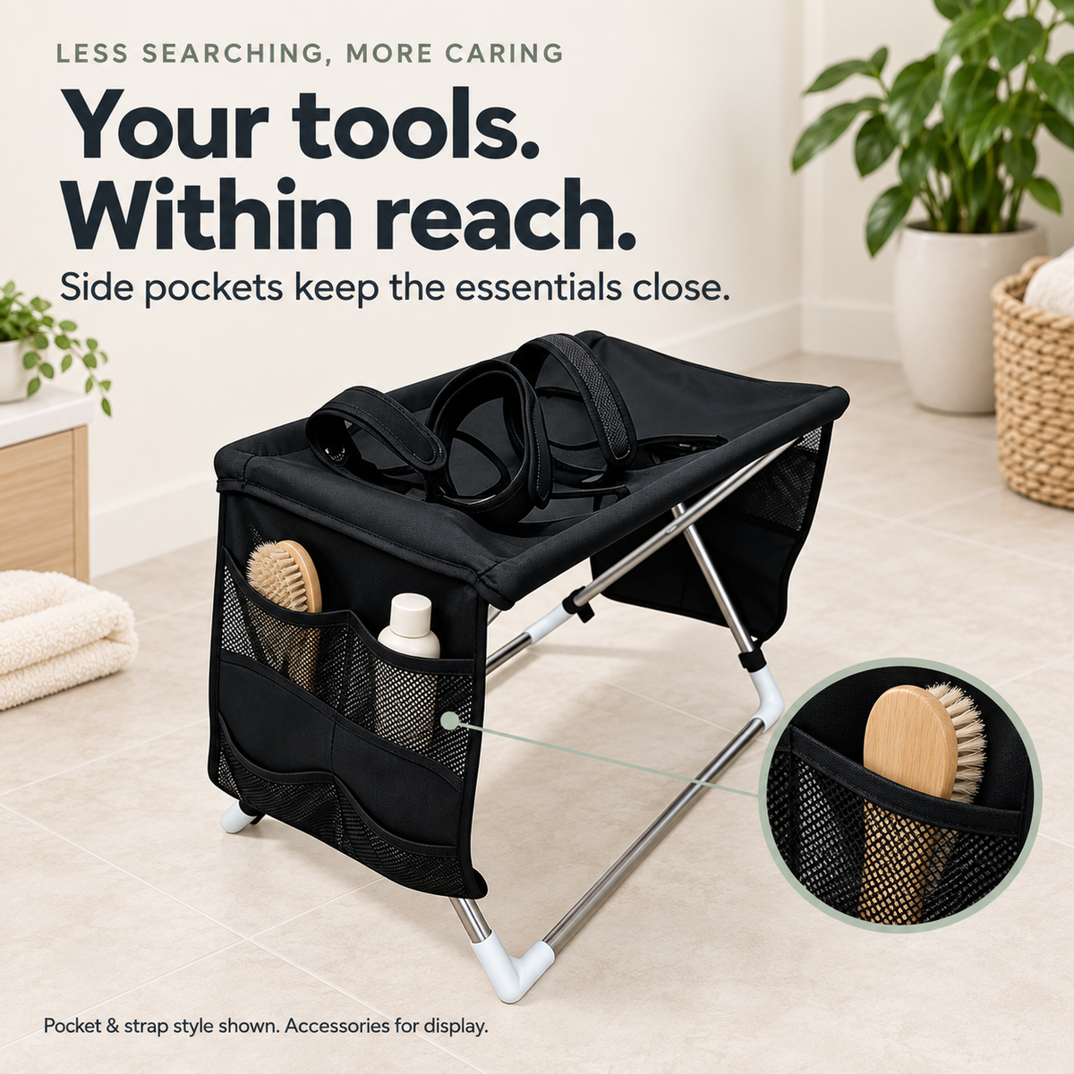 Foldable Pet Grooming Hammock Stand